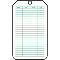 Inspection Tags, Plastic, 3-1/8" W x 5-7/8" H, French Sécurité Médic