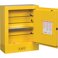 Mini-armoires de s&eacute;curit&eacute; Sure-Grip EX pour produits inflammables, 2 gal., 1 Porte(s), 17" La x 22" h x 8" p Sécurité Médic