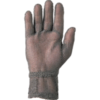 Gant en maille &agrave; manchette de 2", Taille Petit/7, Enveloppe en Acier inoxydable, ANSI/ISEA 105 niveau 5 Sécurité Médic