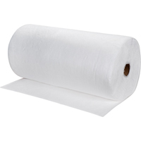 Premium Meltblown Sorbent Rolls, Mediumweight, 150' L x 30" W, 40 gal. Absorbancy Sécurité Médic