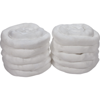 Sorbent Sock, Oil Only, 45 gal. Absorbancy, 3" W x 10' L, Pack of 10 Sécurité Médic
