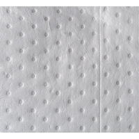 Premium Bonded Sorbent Pads, Oil Only, 15" x 17", 8 gal. Absorbancy Sécurité Médic