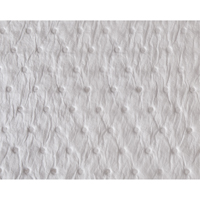 Premium Fine Fiber Sorbent Pads, Oil Only, 15" x 17", 25 gal. Absorbancy Sécurité Médic