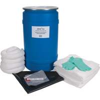 Shop Spill Kit, Oil Only, Drum, 30 US gal. Absorbancy Sécurité Médic