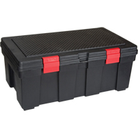 Water Resistant Storage Container, 33" W x 19" D x 13" H, Black Sécurité Médic