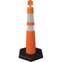 Channelizer Cone, 42" High, Orange Sécurité Médic