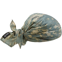 Bandeaux en triangle 6710CT de refroidissement en tissu de serviette Chill-Its, Vert Sécurité Médic