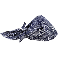 Bandeaux en triangle 6710CT de refroidissement en tissu de serviette Chill-Its, Bleu Sécurité Médic