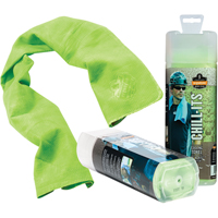 Serviettes de refroidissement 6602 Chill-Its, Lime haute visibilit&eacute; Sécurité Médic