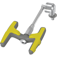 Poste de douche oculaire/faciale Halo, Installation Montage sur comptoir Sécurité Médic