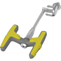 Poste de douche oculaire/faciale Halo, Installation Montage mural Sécurité Médic