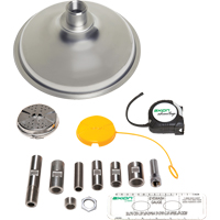 Trousse de mise &agrave; niveau pour douche et douche oculaire/faciale Axion Advantage avec t&ecirc;te et t&ecirc;te de douche oculaire/faciale en acier inoxydable Sécurité Médic