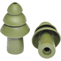 Embouts de rechange pour bouchons d'oreilles BattlePlugs, Sans cordon, Vrac - Sac en poly, 24 dB NRR, Moyen Sécurité Médic