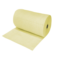 Industrial-Grade Fine Fibre Sorbent Rolls, Heavyweight, 150' L x 30" W, 70 gal. Absorbancy Sécurité Médic