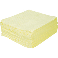 Premium Bonded Sorbent Pads, Hazmat, 15" x 17", 15 gal. Absorbancy Sécurité Médic