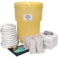 Trousse de lutte contre les d&eacute;versements de premi&egrave;re qualit&eacute; pour atelier, Huile seulement, Baril, Absorbance de 95 gal. US Sécurité Médic