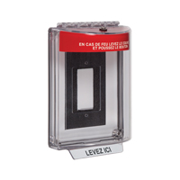 Universal Stopper&reg; Fire Alarm Covers, Enclosed flush back b Sécurité Médic