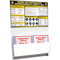 GHS Information Stations, English & French, Binders Included Sécurité Médic