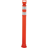 Ez-Grab Delineator Posts, 42" H, Orange Sécurité Médic