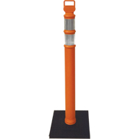 Ez-Grab Delineator Posts, 42" H, Orange Sécurité Médic