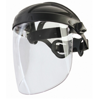 Support d'&eacute;cran facial &agrave; harnais Uvex Turboshield Sécurité Médic