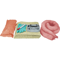Premium 10-Gallon Vehicle Spill Replacement Kit, Hazmat Sécurité Médic