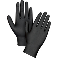 Heavyweight Tactile Grip Examination Gloves, X-Small, Nitrile, 8-mil, Powder-Free, Black Sécurité Médic
