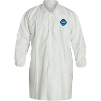 Lab Coat, Tyvek&reg; 400, White, Medium Sécurité Médic
