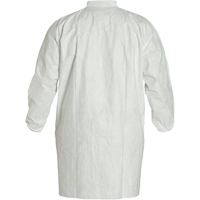 Lab Coat, Tyvek&reg; 400, White, Medium Sécurité Médic