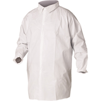 KleenGuard A20 Lab Coats, SMS, White, Large Sécurité Médic