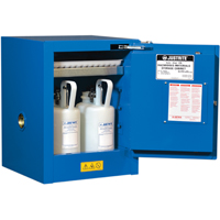 Armoires de comptoir doubl&eacute;es pour rangement de mati&egrave;res dangereuses Chem-Cor, 4 gal., 17" x 22" x 17" Sécurité Médic
