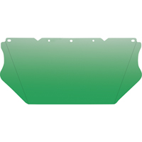 V-Gard&reg; Visor for General Purpose Applications, Polycarbonate, Green Tint Sécurité Médic