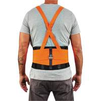 ProFlex 100HV Economy Spandex Hi-Vis Back Support Brace, Elastic, X-Small Sécurité Médic