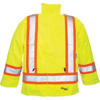 Professional&reg; Journeyman&reg; 300D Jackets, Polyester, Small, High Visibility Lime-Yellow Sécurité Médic