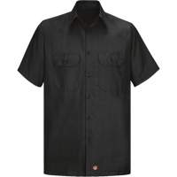 Short Sleeve Ripstop Shirt, Men's, 3X-Large, Black Sécurité Médic