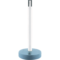 Outdoor TensaBarrier&reg; - Receiver Posts, 37" High, White Sécurité Médic