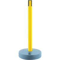 Outdoor TensaBarrier&reg; - Receiver Posts, 37" High, Yellow Sécurité Médic