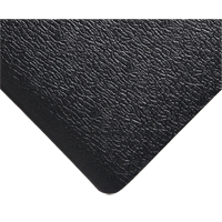 Tapis Deluxe Soft Step No 444, Rugueux, 3' x 5' x 5/8", Noir, &eacute;ponge en PVC Sécurité Médic