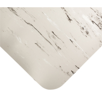 Tapis antimicrobiens Tile-Top Select no 494, Lisse, 2' x 10' x 1/2", Gris, PVC Sécurité Médic