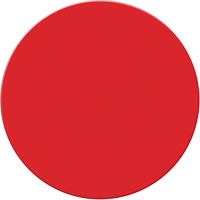 Armor Stripe Lean/5S Markers, Circle, 6" L x 6" W, Red, Plastic Sécurité Médic