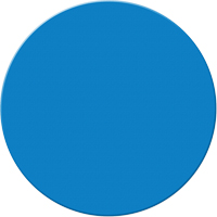 Armor Stripe Lean/5S Markers, Circle, 6" L x 6" W, Blue, Plastic Sécurité Médic