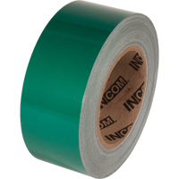 Tuff Mark&reg; Floor Marking Tape, 4" x 100', Polyester, Green Sécurité Médic