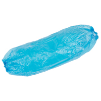Disposable Sleeves, 18" long, Polyethylene, Blue Sécurité Médic