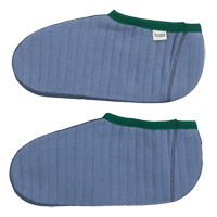 Rubber Boot Socks, Men's, X-Large, Blue/Green, Cotton/Fleece Sécurité Médic