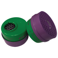 Respirator Cartridge, Combination Gas/Vapour Cartridge and Particulate Filter, Ammonia/Methylamine/P100 Filter Sécurité Médic