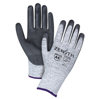 Gants &eacute;lastiques sans coutures r&eacute;sistants &agrave; la coupe, Taille 6/T-petit, Calibre 13, Rev&ecirc;tement Polyur&eacute;thane, Enveloppe en PEHP, ANSI/ISEA 105 niveau 4/EN 388 niveau 5 Sécurité Médic