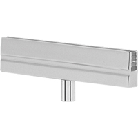 Sign Bracket for Portable Post, Polished Chrome Sécurité Médic