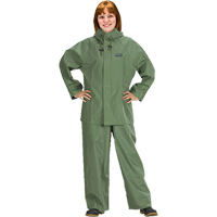 Hurricane Flame Retardant/Oil Resistant Rain Suits - Rainsuits, 4X-Large, Green Sécurité Médic