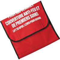Dynamic Fire Blanket with Nylon Pouch Holder, Wool, 60"L x 71"W Sécurité Médic
