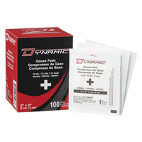 Dynamic Gauze, Pad, 2" L x 2" W, Sterile, Medical Device Class 1 Sécurité Médic